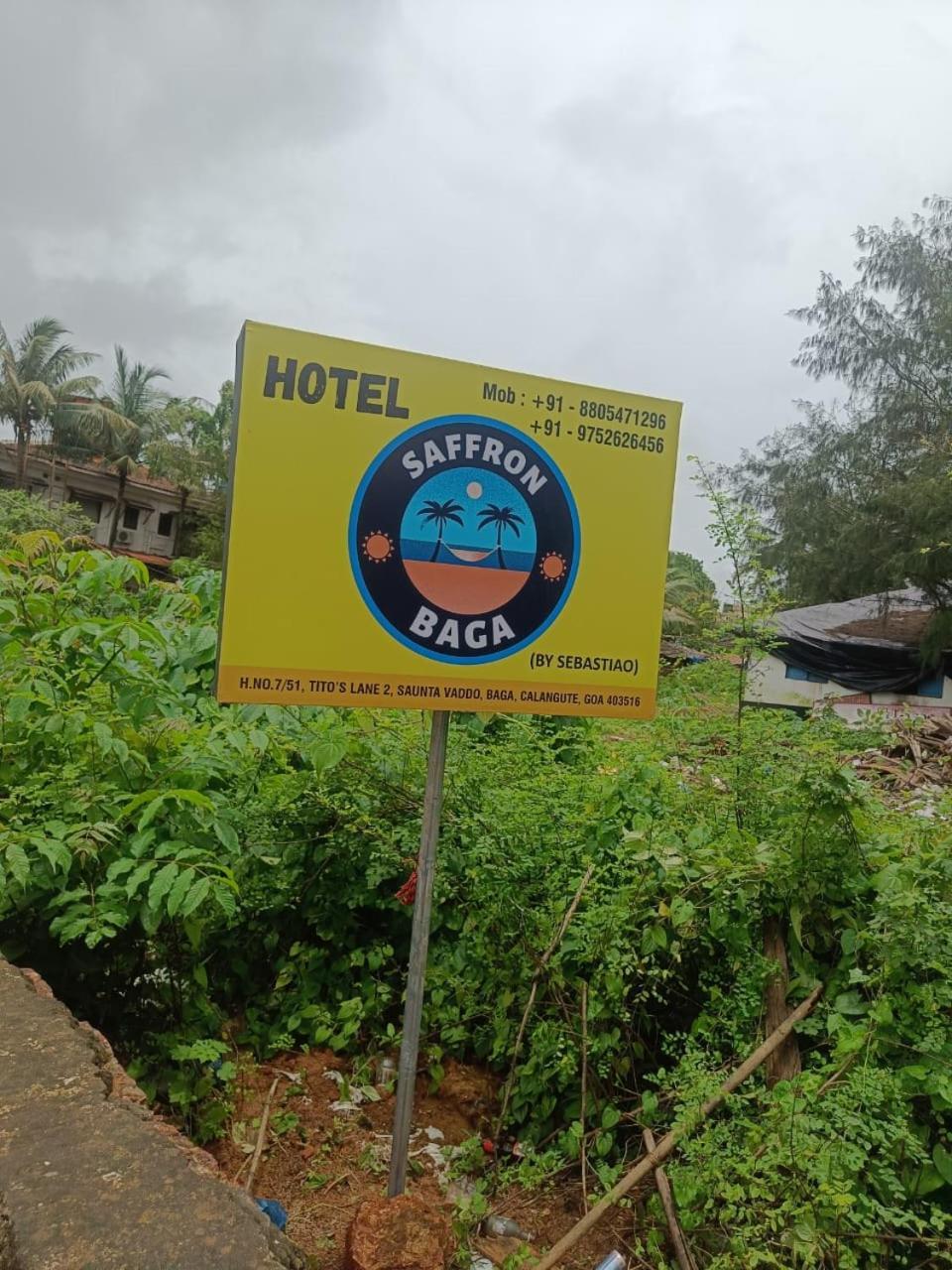 Hotel Saffron Baga Exterior foto